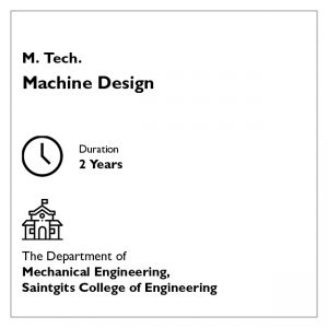 M. Tech.  Machine-Design