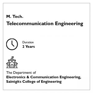 M. Tech. Telecommunication-Engineering