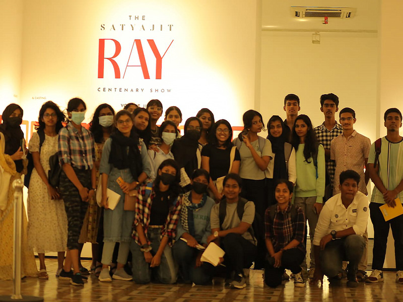 Visit to Ray Centenary Exhibition