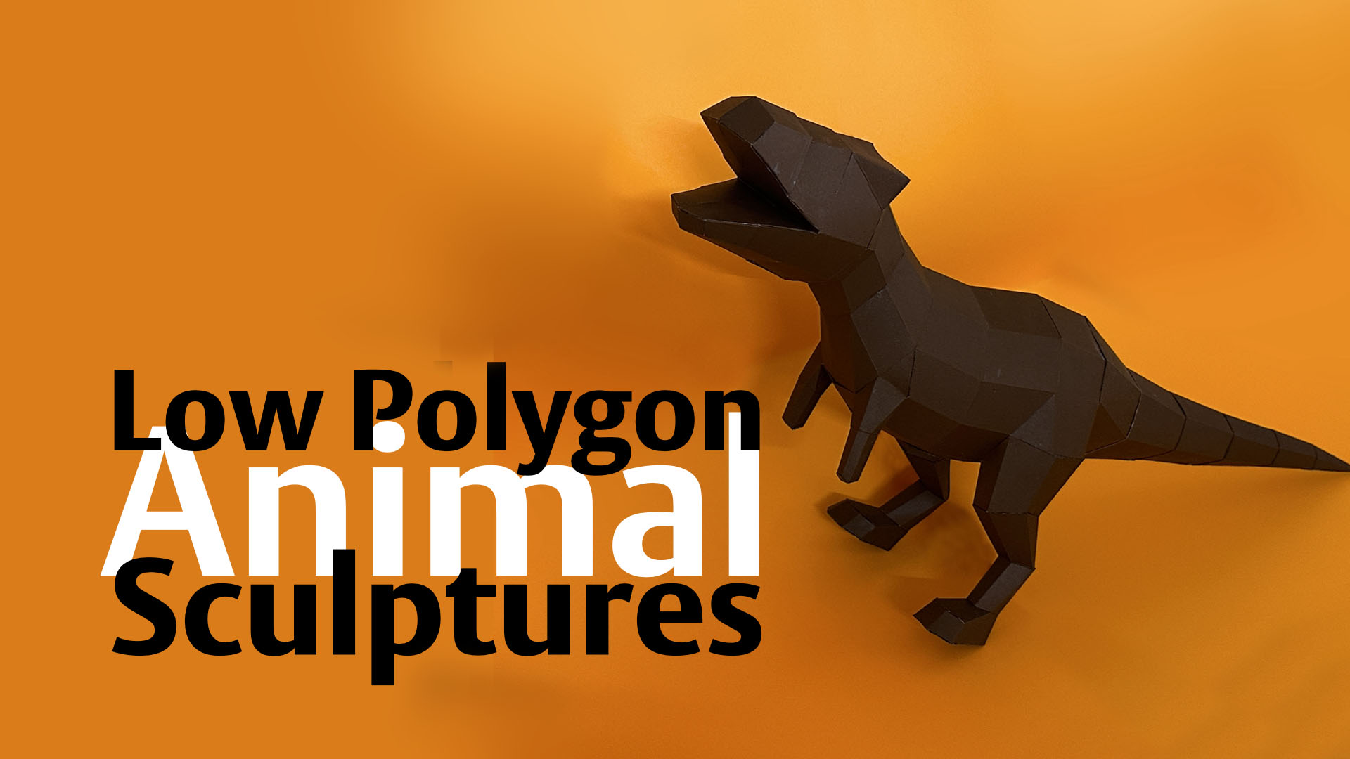 Low Polygon Animal Sculptures