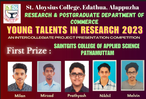 Students of SCAS won Young Talent in Research Award 2023