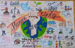 Poster Making Competition on the topic on Articles of Human Rights on 9th December,2022