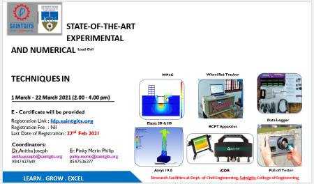 State-of-the-art Experimental and Numerical Techniques in Civil Engineering