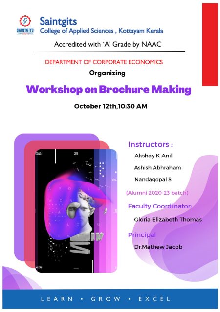 Workshop on Brochure Making photo 1