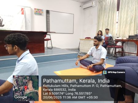 Yoga session-International yoga day