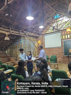 Field visit by 3rd year Psychology students