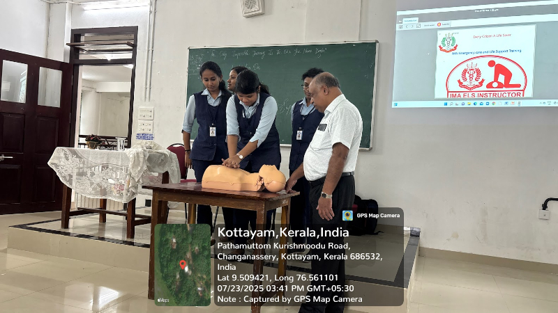 A workshop on Emergency Life Support